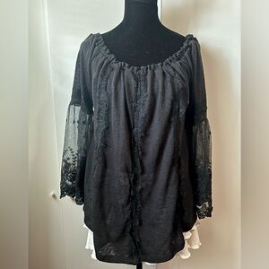 American Rag Cie black blouse
